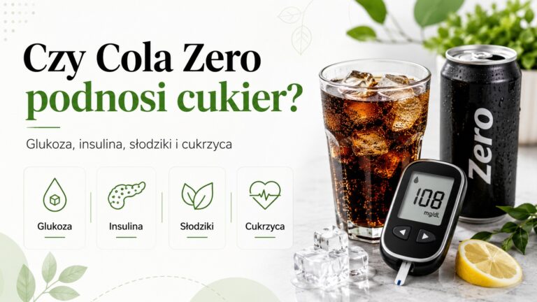Czy Cola Zero podnosi cukier
