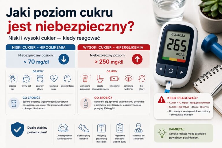 Jaki poziom cukru jest niebezpieczny