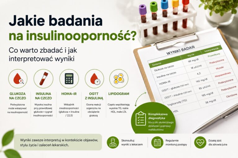 Jakie badania na insulinooporność